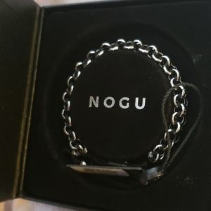 Nogu black kismet link bracelet